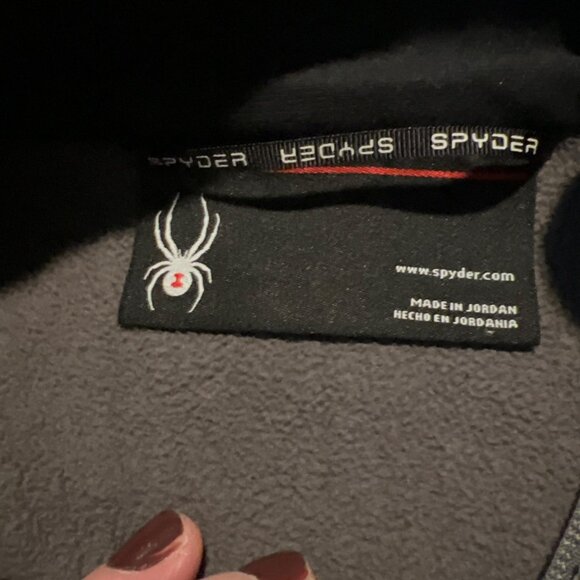 Spyder Women's Major Cable Stryke Fleece Full Zip Jacket Weld Gray Size S - Picture 5 of 8